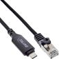 Preview: InLine® USB 3.2 Netzwerkadapter Kabel, Gigabit, USB-C zu RJ45 Stecker, 5m