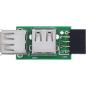 Preview: InLine® USB 2.0 Adapter, 2x Buchse A auf Pfostenanschluss