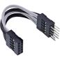 Preview: InLine® USB 2.0 Verl., intern, 2x 5pol Pfostenstecker auf Pfostenbuchse, 0,05m