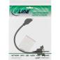 Preview: InLine® USB 2.0 Adapterkabel, Buchse A auf Einbaubuchse B, 0,2m