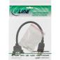 Preview: InLine® USB 3.0 Adapterkabel, Buchse A auf Einbaubuchse A, 0,20m