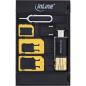Preview: InLine® SIM-BOX, Simkartenadapter und Zubehörbox mit OTG Kartenleser