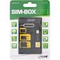 Preview: InLine® SIM-BOX, Simkartenadapter und Zubehörbox mit OTG Kartenleser