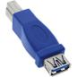 Preview: InLine® USB 3.0 Adapter, Buchse A auf Stecker B