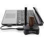 Preview: InLine® USB 3.0 Multiadapter, 2xUSB-A, RJ45, SD/MicroSD Cardreader, schwarz