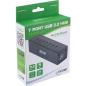Preview: InLine® USB 3.2 Hub, 7 Port, Aluminiumgehäuse, schwarz, mit 2,5 A Netzteil