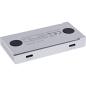 Preview: InLine® 4-Port Magnetic USB Hub, 2x USB-C, 2x USB-A, 10Gb/s, Aluminiumgehäuse