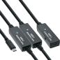 Preview: InLine® USB 3.2 Gen.1 Aktiv-Verlängerung, USB-C Stecker an USB-C Buchse, 15m