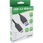 Preview: 60er Bulk-Pack InLine® USB 3.2 Kabel, USB-C an A Stecker, schwarz, 2m