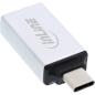 Preview: InLine® USB 3.2 Gen.2 Adapter, USB-C Stecker an A Buchse