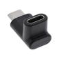 Preview: InLine® USB 3.2 Gen.2 Adapter, USB-C Stecker an C Buchse, oben/unten gewinkelt
