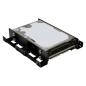 Preview: InLine® HDD/SSD Einbauschienen, 2x 6,35cm (2,5") zu 8,89cm (3,5"), schwarz