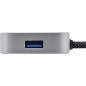 Preview: InLine® USB Fingerabdruckscanner mit Hub, Windows Hello kompatibel 1,5m silber