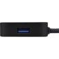 Preview: InLine® USB Fingerabdruckscanner mit Hub, Windows Hello kompatibel 1,5m schwarz