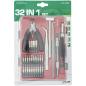 Preview: InLine® Universal-Tool-Set 32in1, Werkzeugset für feinmechanische Arbeiten