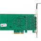 Preview: InLine® Dual-Gigabit Netzwerkkarte, 2x RJ45 1 Gb/s, PCIe x4, inkl. Low-Profile