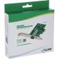 Preview: InLine® Gigabit Netzwerkkarte, 1x SFP Fiber 1Gb/s, PCIe x1, inkl. LP Slotblech