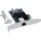 Preview: InLine® Gigabit Netzwerkkarte, 1x RJ45 1 Gb/s, PCIe x1, PoE+