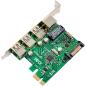 Preview: InLine® Combokarte Gigabit Netzwerk und USB 3.2 Gen.1, 1x RJ45, 3x USB-A