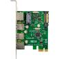 Preview: InLine® Combokarte Gigabit Netzwerk und USB 3.2 Gen.1, 1x RJ45, 3x USB-A