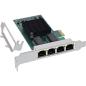 Preview: InLine® Quad Gigabit Netzwerkkarte, 4x RJ45 1 Gb/s, PCIe x1