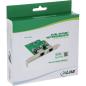 Preview: InLine® Dual Gigabit Netzwerkkarte, 2x RJ45 1Gb/s, PCIe x1, inkl. LP Slotblech