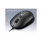 Preview: Perixx PERIMICE-222PB, Maus, optisch, 4 Tasten, Silent, PS2, schwarz