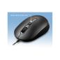 Preview: Perixx PERIMICE-222UB, Maus, optisch, 4 Tasten, Silent, USB-A, schwarz