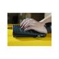 Preview: Perixx PERIBOARD-525 US Mini-USB-Tastatur mit Touchpad, USB-Hub, schwarz