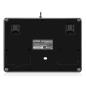 Preview: Perixx PERIBOARD-510 H PLUS US, Mini USB-Tastatur, Touchpad, Hub, schwarz