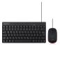 Preview: Perixx PERIDUO-212 DE, Mini USB-Tastatur und Maus Set, schwarz