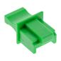 Preview: InLine® Staubschutz, für RJ45 Buchse, grün 100er Pack