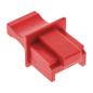 Preview: InLine® Staubschutz, für RJ45 Buchse, rot 100er Pack