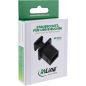 Preview: InLine® Staubschutz, für USB-B Buchse, schwarz 50er Pack