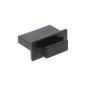Preview: InLine® Staubschutz, für HDMI Buchse schwarz 10er Pack