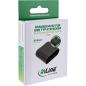 Preview: InLine® Staubschutz, für USB-C Stecker, schwarz 50er Pack