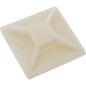 Preview: InLine® Befestigungssockel für Kabelbinder, 40x40mm, selbstklebend, 10 Stück