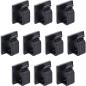 Preview: 10er Pack InLine® Kabelmanager Klebesockel M, Nylon, 3M-Klebepad, schwarz