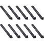 Preview: 10er Pack InLine® Kabelbinder Silikon, wiederverschließbar, 97x10mm, schwarz