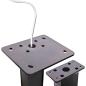 Preview: InLine® Universal Wallbox-Standfuß mit EV-Ladekabel Halterung, schwarz