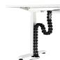 Preview: InLine® Kabelkanal flexibel für höhenverstellbare Tische, 4 Kammern, schwarz