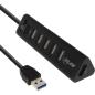 Preview: InLine® Smart Hub, 7-fach USB 3.2 Gen.1 / 2.0 Hub mit Schnelllade-Anschluss