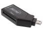Preview: InLine® OTG Mobile Card Reader, USB 2.0, für SD+microSD, für Android Smartphone