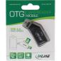 Preview: InLine® OTG Mobile Card Reader, USB 2.0, für SD+microSD, für Android Smartphone