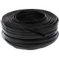 Preview: InLine® Modularkabel, 8adrig Flachband schwarz, 100m Ring