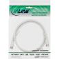 Preview: InLine® SAT-Anschlusskabel, 2x geschirmt, 2x F-Stecker, >75dB, weiß, 5m