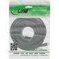 Preview: InLine® SAT-Anschlusskabel, 2x geschirmt, 2x F-Stecker, >85dB, schwarz, 15m