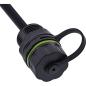Preview: InLine® USB-A-Kabelkupplung, IP68, geschirmt, Buchse zu Stecker, 50cm