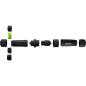 Preview: InLine® Netzkabelkupplung, IP68, 3-polig, Stecker/Buchse, M20, schwarz