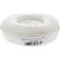 Preview: InLine® Modularkabel, 4adrig Flachband weiß, 100m Ring